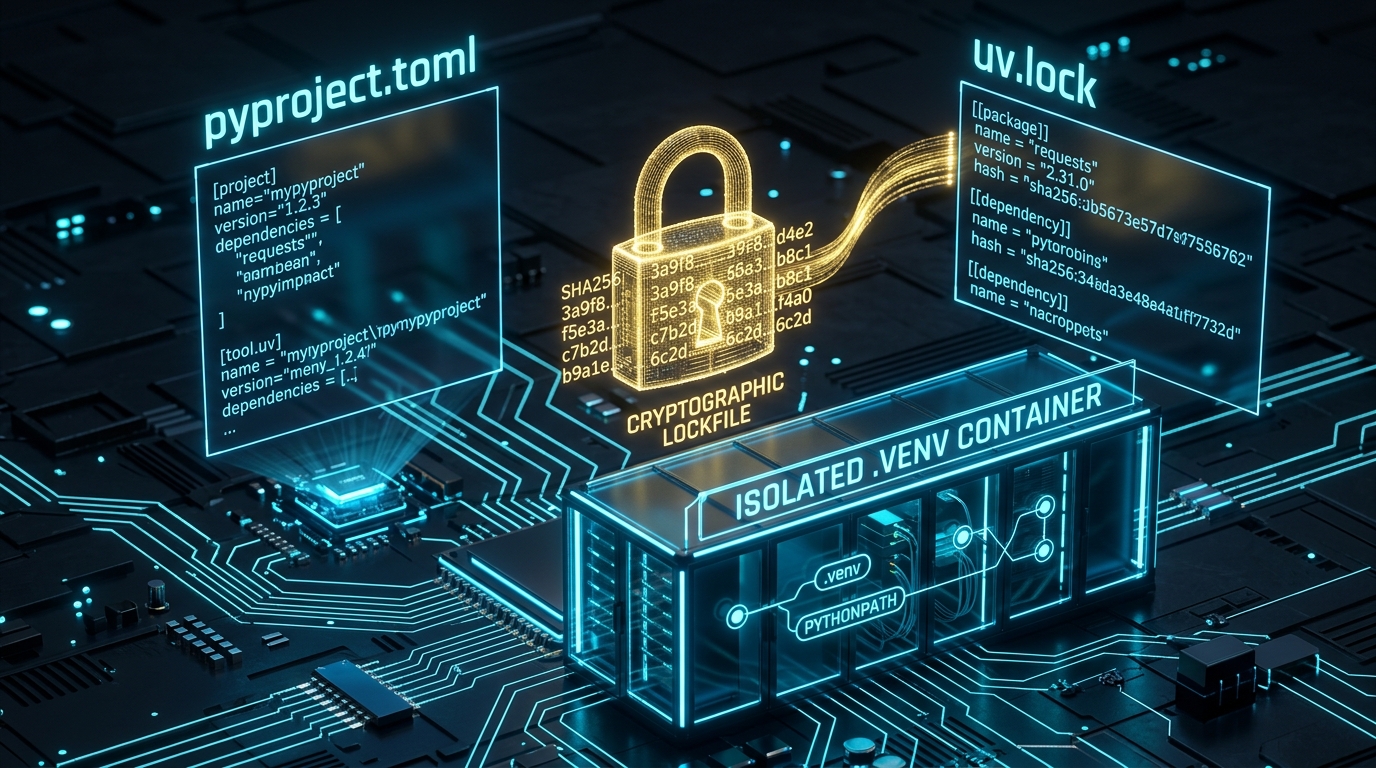 Understanding pyproject.toml, uv.lock, and .venv: How uv Manages Python Projects